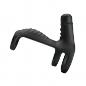 Черная вибронасадка на пенис Vibrating Penis Sling - Baile - в Батайске купить с доставкой