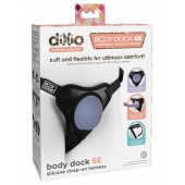 Черные трусики для страпона Body Dock SE на регулируемых ремнях - Pipedream - купить с доставкой в Батайске