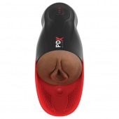 Коричневый мастурбатор-вагина с вибрацией Fuck-O-Matic 2 - Pipedream - в Батайске купить с доставкой