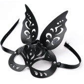 Черная ажурная маска  Зайка  с ушками - Crazy Handmade - купить с доставкой в Батайске