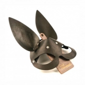 Черная гладкая маска  Зайка  с длинными ушками - Crazy Handmade - купить с доставкой в Батайске