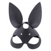 Черная гладкая маска  Зайка  с длинными ушками - Crazy Handmade - купить с доставкой в Батайске