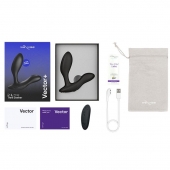 Черный анальный вибратор We-Vibe Vector+ - We-vibe - в Батайске купить с доставкой