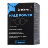 Капсулы для мужчин Erotichard male power - 20 капсул (0,370 гр.) - Erotic Hard - купить с доставкой в Батайске