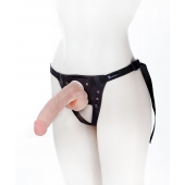 Реалистичный фаллос на поясе Harness - 20,5 см. - LOVETOY (А-Полимер) - купить с доставкой в Батайске