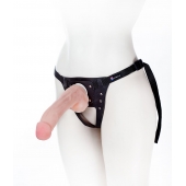 Податливый фаллос на трусиках Harness - 20,5 см. - LOVETOY (А-Полимер) - купить с доставкой в Батайске