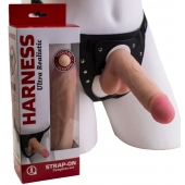 Страпон в подарочной упаковке: трусики с плугом и фаллоимитатор-насадка - 16 см. - LOVETOY (А-Полимер) - купить с доставкой в Батайске