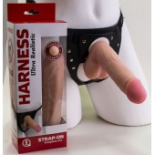 Страпон в подарочной упаковке: трусики с плугом и фаллоимитатор-насадка - 16 см. - LOVETOY (А-Полимер) - купить с доставкой в Батайске