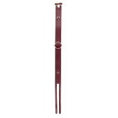 Бордовый ремень Halo Waist Belt - размер L-XL - Shots Media BV - купить с доставкой в Батайске