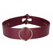 Бордовый ремень Halo Waist Belt - размер L-XL - Shots Media BV - купить с доставкой в Батайске
