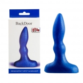 Синий анальный стимулятор Beginners p-spot massager - 11 см. - Lola Games - в Батайске купить с доставкой