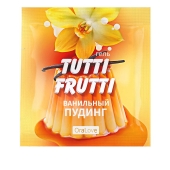 Пробник гель-смазки Tutti-frutti со вкусом ванильного пудинга - 4 гр. - Биоритм - купить с доставкой в Батайске