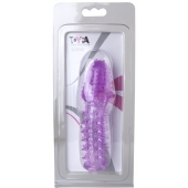 Фиолетовая насадка, удлиняющая половой член - 13,5 см. - Toyfa Basic - в Батайске купить с доставкой