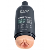 Телесный мастурбатор-вагина Shower Therapy Milk Me Honey - Pipedream - в Батайске купить с доставкой