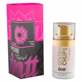 Возбуждающий гель Golden Chups с малиновым ароматом - 17 мл. - INTT - купить с доставкой в Батайске