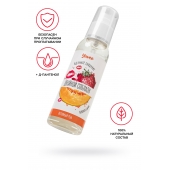 Съедобная гель-смазка Yovee «Двойной соблазн» с Д-пантенолом и вкусом клубники и дыни - 100 мл. - ToyFa - купить с доставкой в Батайске