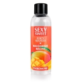 Массажное масло Sexy Sweet Juicy Mango с феромонами и ароматом манго - 75 мл. - Биоритм - купить с доставкой в Батайске