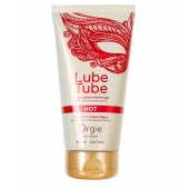 Интимный гель на водной основе Lube Tube Hot с разогревающим эффектом - 150 мл. - ORGIE - купить с доставкой в Батайске