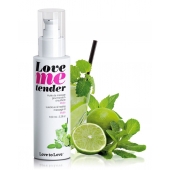 Съедобное согревающее массажное масло Love Me Tender Mojito с ароматом мохито - 100 мл. - Love to Love - купить с доставкой в Батайске