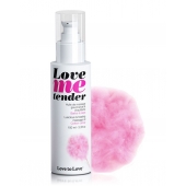 Съедобное согревающее массажное масло Love Me Tender Cotton Candy с ароматом сладкой ваты - 100 мл. - Love to Love - купить с доставкой в Батайске
