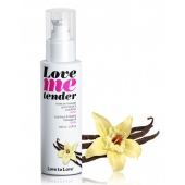 Съедобное согревающее массажное масло Love Me Tender Vanilla с ароматом ванили - 100 мл. - Love to Love - купить с доставкой в Батайске