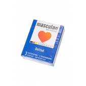 Презервативы с пупырышками Masculan Dotted - 3 шт. - Masculan - купить с доставкой в Батайске