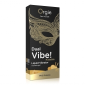 Съедобный гель Dual Vibe Pina Colada с эффектом вибрации и вкусом коктейля пина колада - 15 мл. - ORGIE - купить с доставкой в Батайске