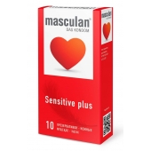 Презервативы Masculan Sensitive plus - 10 шт. - Masculan - купить с доставкой в Батайске