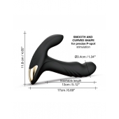 Черный вибромассажер простаты Multi P-Joy с 3 моторами - Dorcel - в Батайске купить с доставкой
