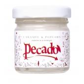Массажная свеча Caramel   Popcorn - 35 мл. - Pecado - купить с доставкой в Батайске