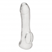 Прозрачная насадка на пенис Transparent Penis Enhancing Sleeve Extension - 15,9 см. - BlueLine - в Батайске купить с доставкой