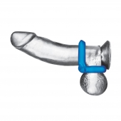 Комплект из 2 эрекционных колец-восьмерок 2-Pack Duo Cock And Ball Stamina Enhancement Ring - BlueLine - в Батайске купить с доставкой