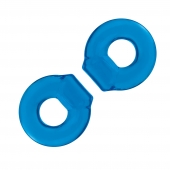 Комплект из двух колец для пениса 2-Pack Ultra-Stretch Stamina Endurance Ring - BlueLine - в Батайске купить с доставкой