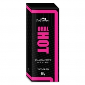 Гель для оральных ласк Oral Hot с согревающим эффектом - 15 гр. - HotFlowers - купить с доставкой в Батайске