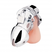 Клетка на пенис из металла Obedience Cock Cage - BlueLine - купить с доставкой в Батайске