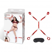 Красная фиксация на матрас Classic Bedspreader - Lux Fetish - купить с доставкой в Батайске