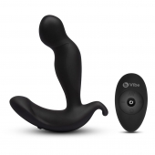 Черный анальный стимулятор с вращением и вибрацией 360 Plug - 13 см. - b-Vibe - в Батайске купить с доставкой