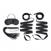 Эротический набор 4PC Bondage Bed Strap   Flogger Kit - Lux Fetish - купить с доставкой в Батайске