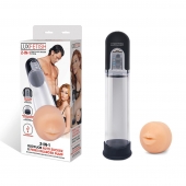 Автоматическая вакуумная помпа-мастурбатор Blowjob Auto Sucker Penis Enlarger Pump - Lux Fetish - в Батайске купить с доставкой
