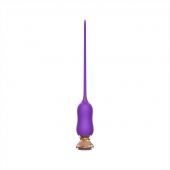 Фиолетовый тонкий стимулятор Nipple Vibrator - 23 см. - I-MOON - купить с доставкой в Батайске