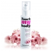 Силиконовый лубрикант 2-в-1 Touch My Body с ароматом вишнёвого цвета - 100 мл. - Love to Love - купить с доставкой в Батайске