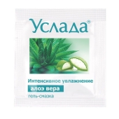 Гель-смазка «Услада с алоэ» - 3 гр. - Биоритм - купить с доставкой в Батайске