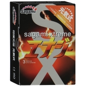 Презервативы Sagami Xtreme ENERGY с ароматом энергетика - 3 шт. - Sagami - купить с доставкой в Батайске