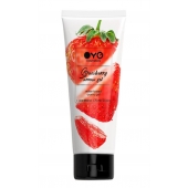 Лубрикант на водной основе OYO Aroma Gel Strawberry с ароматом клубники - 75 мл. - OYO - купить с доставкой в Батайске