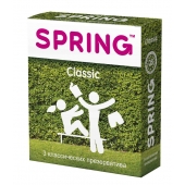 Классические презервативы SPRING CLASSIC - 3 шт. - SPRING - купить с доставкой в Батайске