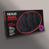 Набор из 3 массажеров простаты чёрного цвета NEXUS ANAL STARTER KIT - Nexus Range - в Батайске купить с доставкой