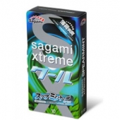 Презервативы Sagami Xtreme Mint с ароматом мяты - 10 шт. - Sagami - купить с доставкой в Батайске