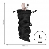 Черный мешочек для хранения игрушек Treasure Bag L - Satisfyer - купить с доставкой в Батайске
