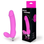 Розовый безремневой страпон Sexy Friend - 1137 - купить с доставкой в Батайске