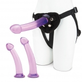 Тренировочный набор с тремя насадками Pegging Training Set - Lux Fetish - купить с доставкой в Батайске